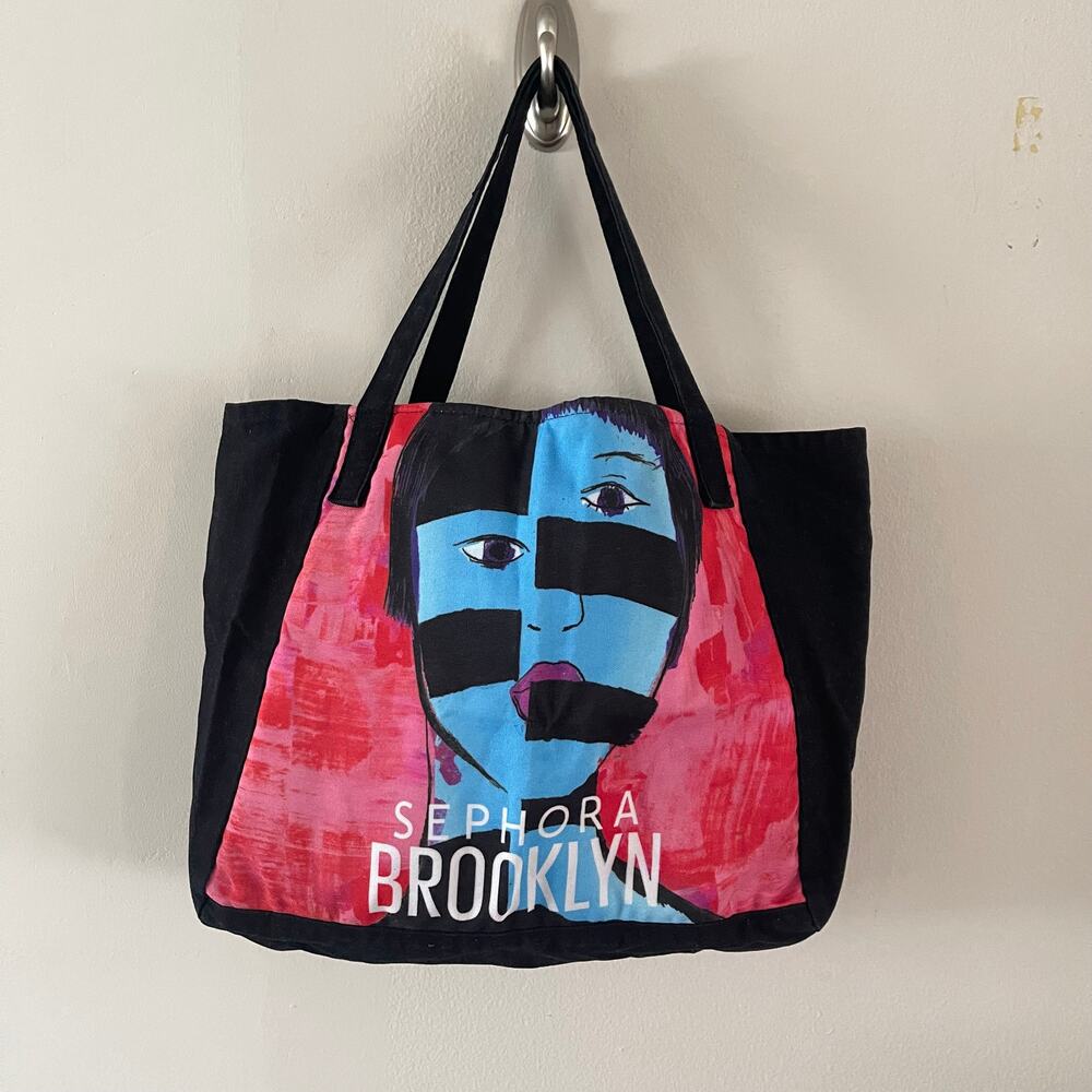 Sephora Brooklyn Limited Edition Tote Bag 2013 Release - Black Multicolor
